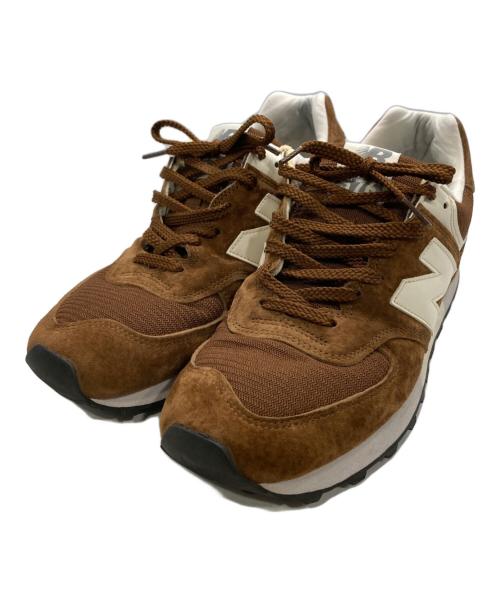 NEW BALANCE（ニューバランス）NEW BALANCE (ニューバランス) ローカットスニーカー ブラウン サイズ:US9　1/2の古着・服飾アイテム