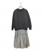 ananaアナナ）の古着「ドッキングワンピース」｜グレー