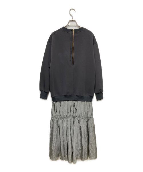 anana（アナナ）ANANA (アナナ) ドッキングワンピース グレー サイズ:Fの古着・服飾アイテム