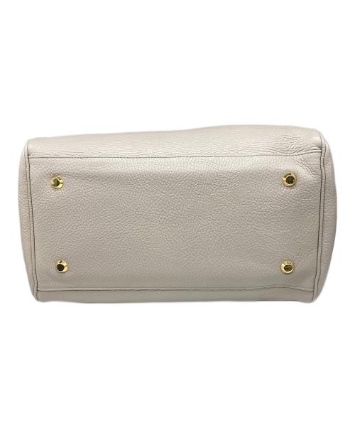 YOUNG & OLSEN The DRYGOODS STORE（ヤングアンドオルセン ザ ドライグッズストア）YOUNG & OLSEN The DRYGOODS STORE (ヤングアンドオルセン ザ ドライグッズストア) EMBOSSED LEATHER BELTED TOTE S/レザーベルテッドトート ベージュの古着・服飾アイテム