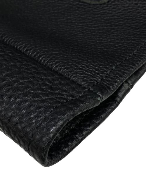 YOUNG & OLSEN The DRYGOODS STORE（ヤングアンドオルセン ザ ドライグッズストア）YOUNG & OLSEN The DRYGOODS STORE (ヤングアンドオルセン ザ ドライグッズストア) EMBOSSED LEATHER TOTE/エンボスレザートート ブラックの古着・服飾アイテム