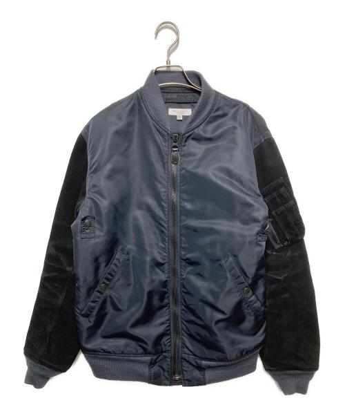 BEAUTY&YOUTH（ビューティーアンドユース）BEAUTY&YOUTH (ビューティーアンドユース) 切替MA-1ジャケット ブラック サイズ:XLの古着・服飾アイテム