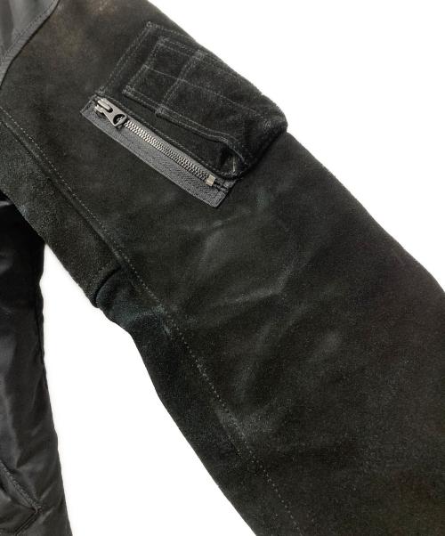 BEAUTY&YOUTH（ビューティーアンドユース）BEAUTY&YOUTH (ビューティーアンドユース) 切替MA-1ジャケット ブラック サイズ:XLの古着・服飾アイテム