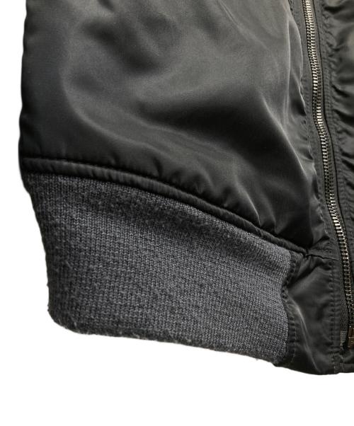 BEAUTY&YOUTH（ビューティーアンドユース）BEAUTY&YOUTH (ビューティーアンドユース) 切替MA-1ジャケット ブラック サイズ:XLの古着・服飾アイテム