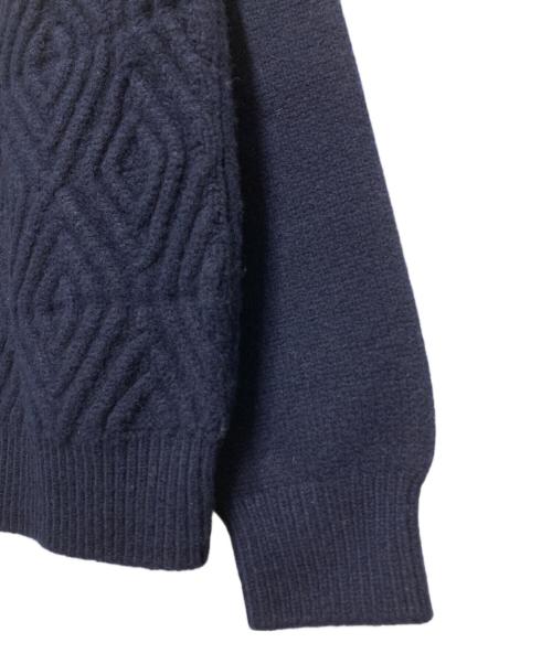 SLOANE（スローン）SLOANE (スローン) 丸首カーディガン ネイビー サイズ:4の古着・服飾アイテム