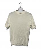 SLOANEスローン）の古着「半袖ニット」｜ホワイト