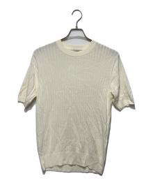 SLOANE（スローン）の古着「半袖ニット」｜ホワイト