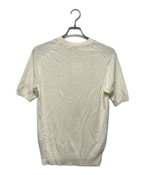 SLOANE（スローン）SLOANE (スローン) 半袖ニット ホワイト サイズ:4の古着・服飾アイテム