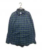 AiEエーアイイー）の古着「チェックシャツ」｜グリーン×ネイビー