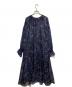 AMERI (アメリ) NORA FLOWER LAYERED DRESS ネイビー サイズ:S：6000円