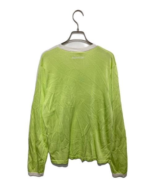 adidas（アディダス）adidas (アディダス) WALES BONNER (ウェールズボナー) WB KNIT L/S TEE イエロー サイズ:2XLの古着・服飾アイテム