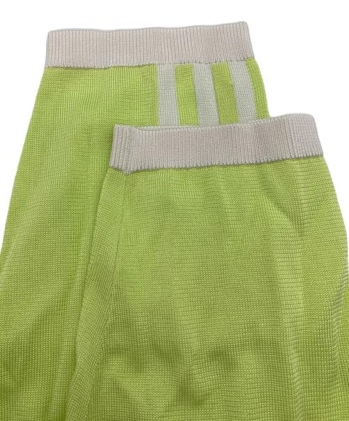 adidas（アディダス）adidas (アディダス) WALES BONNER (ウェールズボナー) WB KNIT L/S TEE イエロー サイズ:2XLの古着・服飾アイテム