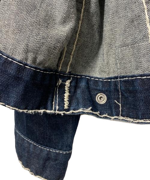 TRUE RELIGION（トゥルー レリジョン）TRUE RELIGION (トゥルー レリジョン) JIMMY SUPER Tステッチデニムジャケット インディゴ サイズ:Sの古着・服飾アイテム