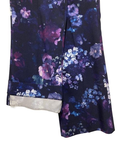 LAD MUSICIAN（ラッドミュージシャン）LAD MUSICIAN (ラッドミュージシャン) 半柄フレアスラックスパンツ ネイビー サイズ:44の古着・服飾アイテム