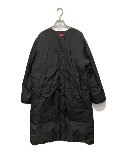 NANGA（ナンガ）NANGA (ナンガ) ノーカラーダウンコート ブラック サイズ:Mの古着・服飾アイテム