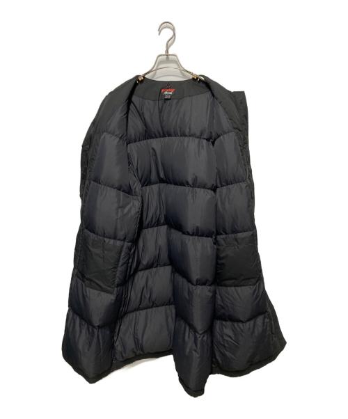 NANGA（ナンガ）NANGA (ナンガ) ノーカラーダウンコート ブラック サイズ:Mの古着・服飾アイテム