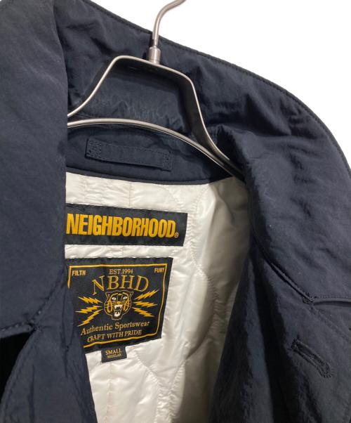 NEIGHBORHOOD（ネイバーフッド）NEIGHBORHOOD (ネイバーフッド) ステンカラーコート ブラック サイズ:Sの古着・服飾アイテム