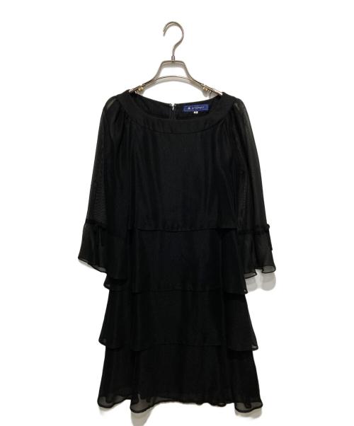 M'S GRACY（エムズグレイシー）M'S GRACY (エムズグレイシー) シアーオケージョンドレス ブラック サイズ:40の古着・服飾アイテム