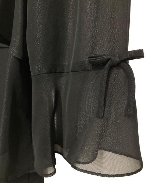 M'S GRACY（エムズグレイシー）M'S GRACY (エムズグレイシー) シアーオケージョンドレス ブラック サイズ:40の古着・服飾アイテム