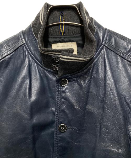 nano・universe（ナノ・ユニバース）nano・universe (ナノ・ユニバース) CLOSED (クローズド) ホースレザージャケット ネイビー サイズ:40の古着・服飾アイテム