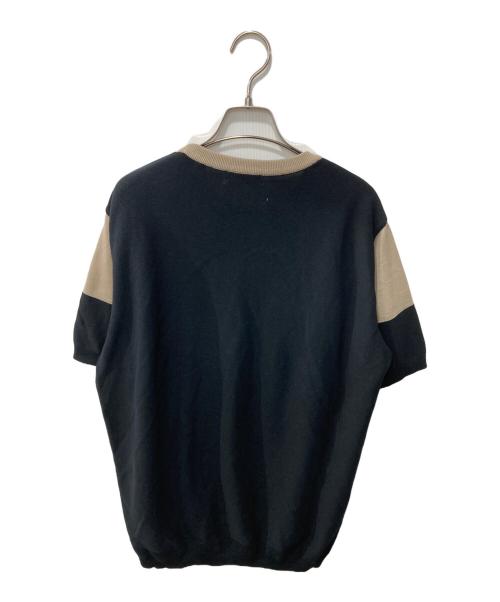 TOMORROW LAND（トゥモローランド）TOMORROW LAND (トゥモローランド) 半袖ニット ベージュ サイズ:Mの古着・服飾アイテム