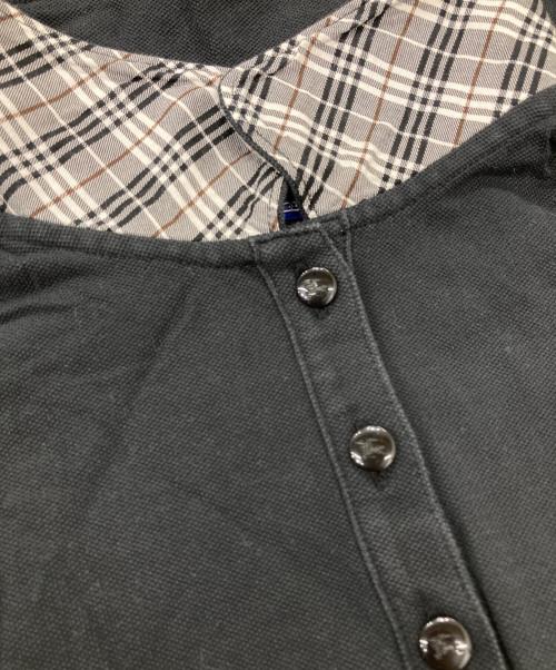 BURBERRY BLUE LABEL（バーバリー ブルー レーベル）BURBERRY BLUE LABEL (バーバリー ブルー レーベル) ポロシャツ ブラック サイズ:38の古着・服飾アイテム