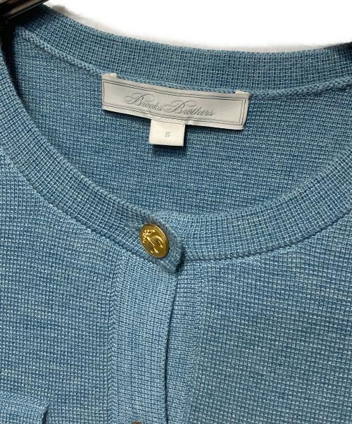 BROOKS BROTHERS（ブルックスブラザーズ）BROOKS BROTHERS (ブルックスブラザーズ) 金釦ニットカーディガン スカイブルー サイズ:Sの古着・服飾アイテム