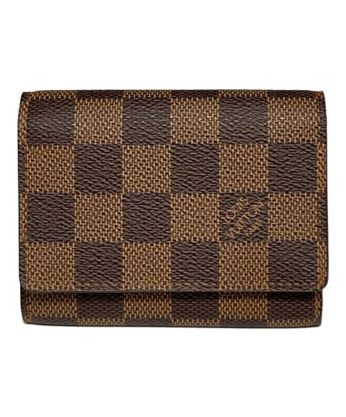 LOUIS VUITTON（ルイ ヴィトン）LOUIS VUITTON (ルイ ヴィトン) 名刺入れ ブラウンの古着・服飾アイテム