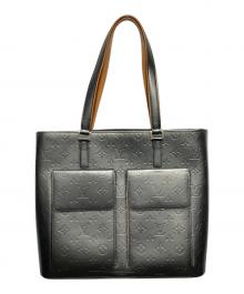 LOUIS VUITTON（ルイ ヴィトン）の古着「モノグラム マット ウィルウッド/トートバッグ」｜ブラック