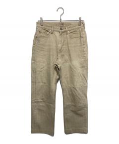 中古・古着通販】THE SHISHIKUI (シシクイ) デニムパンツ ベージュ