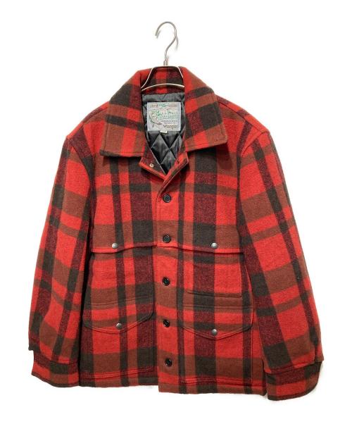 Wrangler（ラングラー）Wrangler (ラングラー) ウールクルーザージャケット レッド サイズ:Mの古着・服飾アイテム