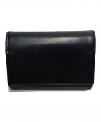 SLOWスロウ）の古着「3つ折り財布/herbie compact mini wallet」｜ブラック