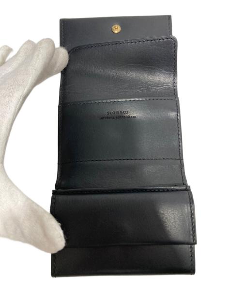 SLOW（スロウ）SLOW (スロウ) 3つ折り財布/herbie compact mini wallet ブラックの古着・服飾アイテム