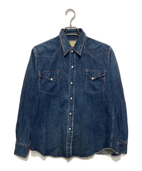 WAREHOUSE（ウエアハウス）WAREHOUSE (ウエアハウス) ウエスタンデニムシャツ インディゴ サイズ:40の古着・服飾アイテム