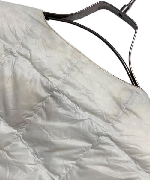 TAION（タイオン）TAION (タイオン) リバーシブルダウンジャケット ブラウン×ホワイト サイズ:Fの古着・服飾アイテム