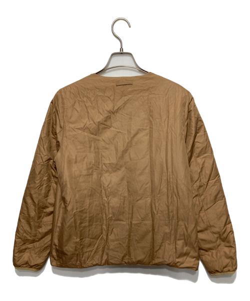 TAION（タイオン）TAION (タイオン) リバーシブルダウンジャケット ブラウン×ホワイト サイズ:Fの古着・服飾アイテム