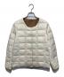 TAION（タイオン）の古着「リバーシブルダウンジャケット」｜ブラウン×ホワイト