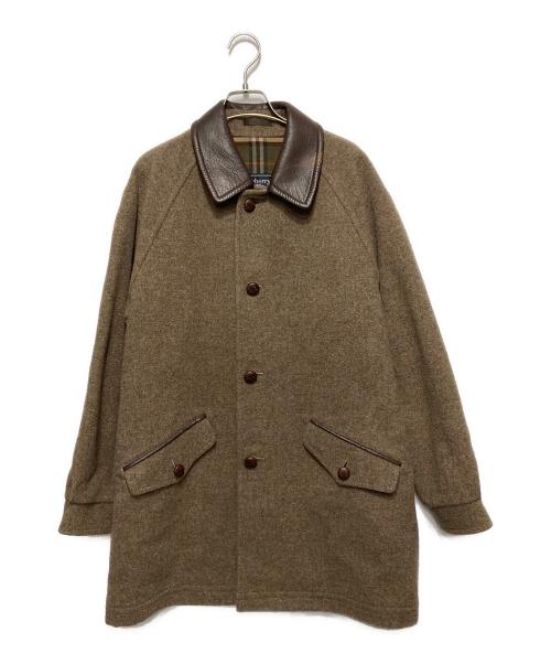 Burberry's（バーバリー）Burberry's (バーバリーズ) ウールステンカラーコート ブラウン サイズ:MAの古着・服飾アイテム