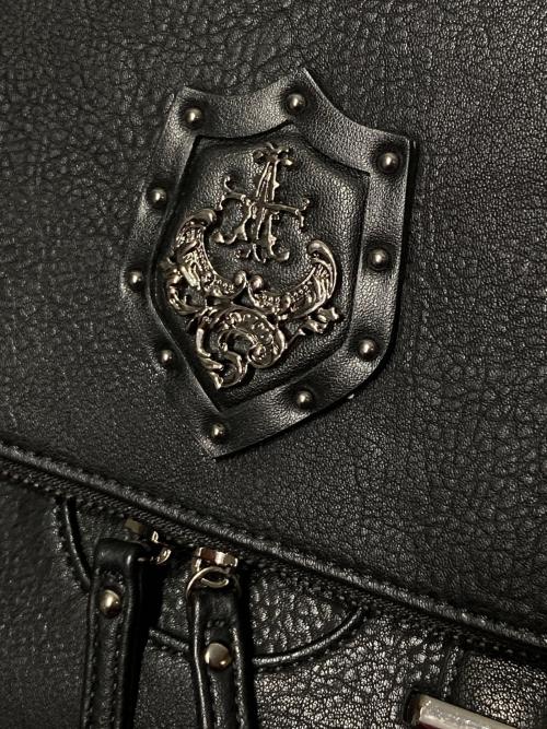 artherapie（アルセラピィ）artherapie (アルセラピィ) カーラチェーンサッチェルバッグ ブラックの古着・服飾アイテム