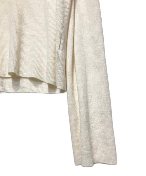 MUSE de Deuxieme Classe（ミューズ ドゥーズィエム クラス）MUSE de Deuxieme Classe (ミューズ ドゥーズィエム クラス) BOND リブ プルオーバー アイボリー サイズ:記載なしの古着・服飾アイテム