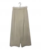 EVERYDAY I LIKE.エヴリデイ アイ ライク）の古着「イージー ワイド パンツ2 パンツ」｜ベージュ