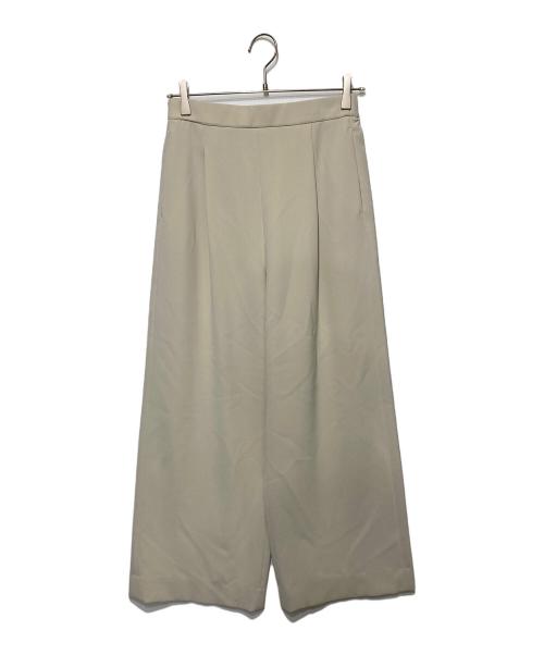 EVERYDAY I LIKE.（エヴリデイ アイ ライク）EVERYDAY I LIKE. (エヴリデイ アイ ライク) イージー ワイド パンツ2 パンツ ベージュ サイズ:36の古着・服飾アイテム