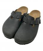 BIRKENSTOCKビルケンシュトック）の古着「ボストンオイルドレザー」｜ブラック