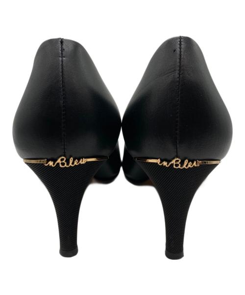 LANVIN en Bleu（ランバンオンブルー）LANVIN en Bleu (ランバンオンブルー) パンプス ブラック サイズ:24 1/2の古着・服飾アイテム