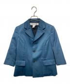 COMME des GARCONS COMME des GARCONSコムデギャルソン コムデギャルソン）の古着「ショートスリーブテーラードジャケット」｜ネイビー