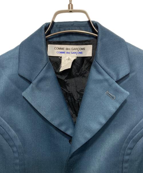 COMME des GARCONS COMME des GARCONS（コムデギャルソン コムデギャルソン）COMME des GARCONS COMME des GARCONS (コムデギャルソン コムデギャルソン) ショートスリーブテーラードジャケット ネイビー サイズ:Sの古着・服飾アイテム