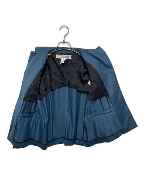 COMME des GARCONS COMME des GARCONS（コムデギャルソン コムデギャルソン）COMME des GARCONS COMME des GARCONS (コムデギャルソン コムデギャルソン) ショートスリーブテーラードジャケット ネイビー サイズ:Sの古着・服飾アイテム