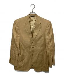 BANANA REPUBLIC（バナナリパブリック）の古着「リネンテーラードジャケット」｜ベージュ