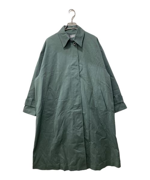 ZARA（ザラ）ZARA (ザラ) ステンカラーコート グリーン サイズ:Sの古着・服飾アイテム