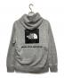 THE NORTH FACE (ザ ノース フェイス) バック スクエア ロゴ フーディー /BACK SQUARE LOGO HOODIE グレー サイズ:Ｌ：6000円
